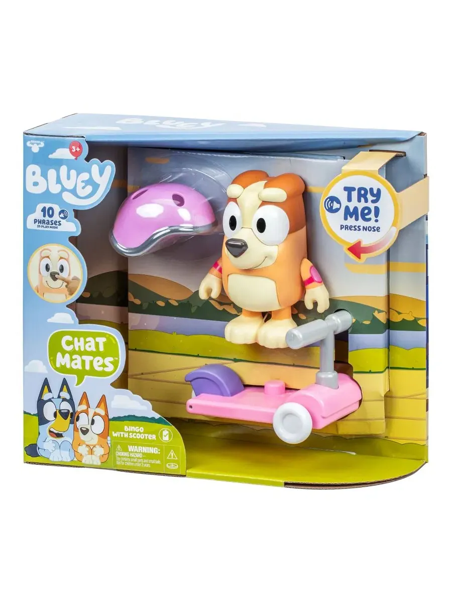 Фигурка Bingo на самокате Chat Mates Bluey — изображение 2 из 8, нет цвета