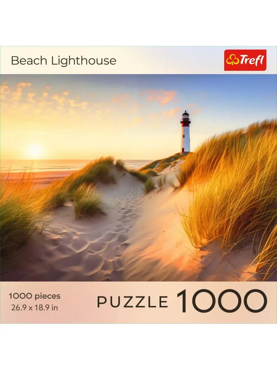 Пазл 1000 элементов Sunset Beach Lighthouse Trefl — изображение 2 из 3, мульти