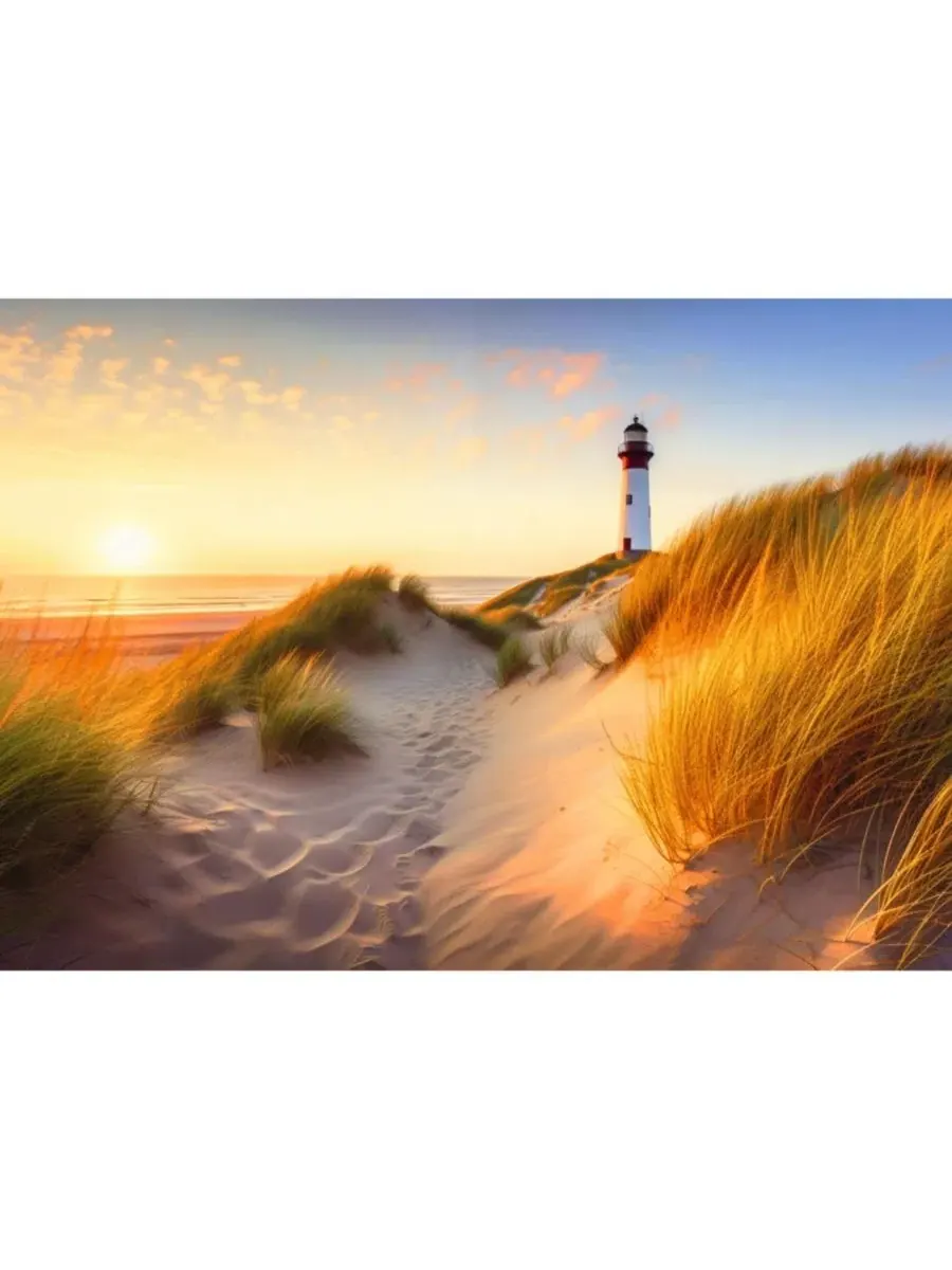 Пазл 1000 элементов Sunset Beach Lighthouse Trefl — изображение 3 из 3, мульти