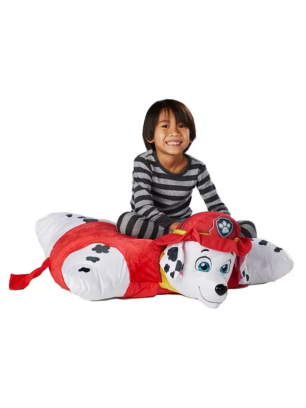 Мягкая игрушка Щенячий патруль Nickelodeon Jumboz Marshalls Pillow Pets — белый