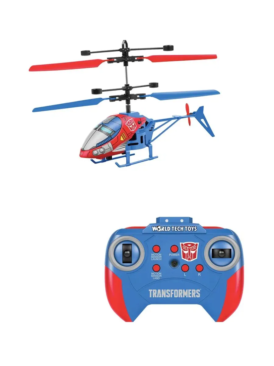 Трансформеры Hasbro Оптимус Прайм 2-канальный ИК-вертолет World Tech Toys — мульти