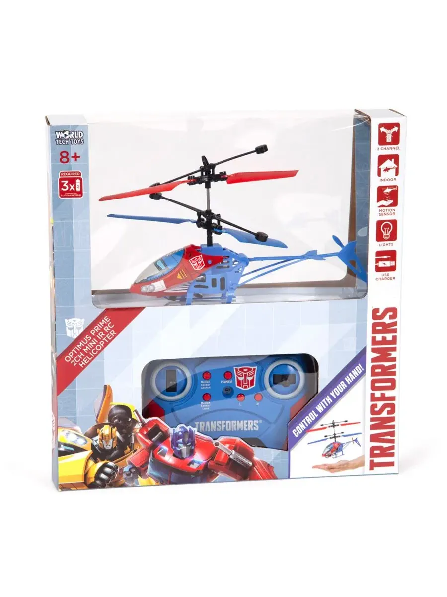 Трансформеры Hasbro Оптимус Прайм 2-канальный ИК-вертолет World Tech Toys — изображение 4 из 5, мульти