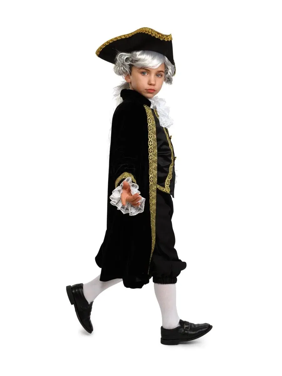 Костюм исторический Colonial с жилетом и жабо Dress Up America — изображение 3 из 3, нет цвета