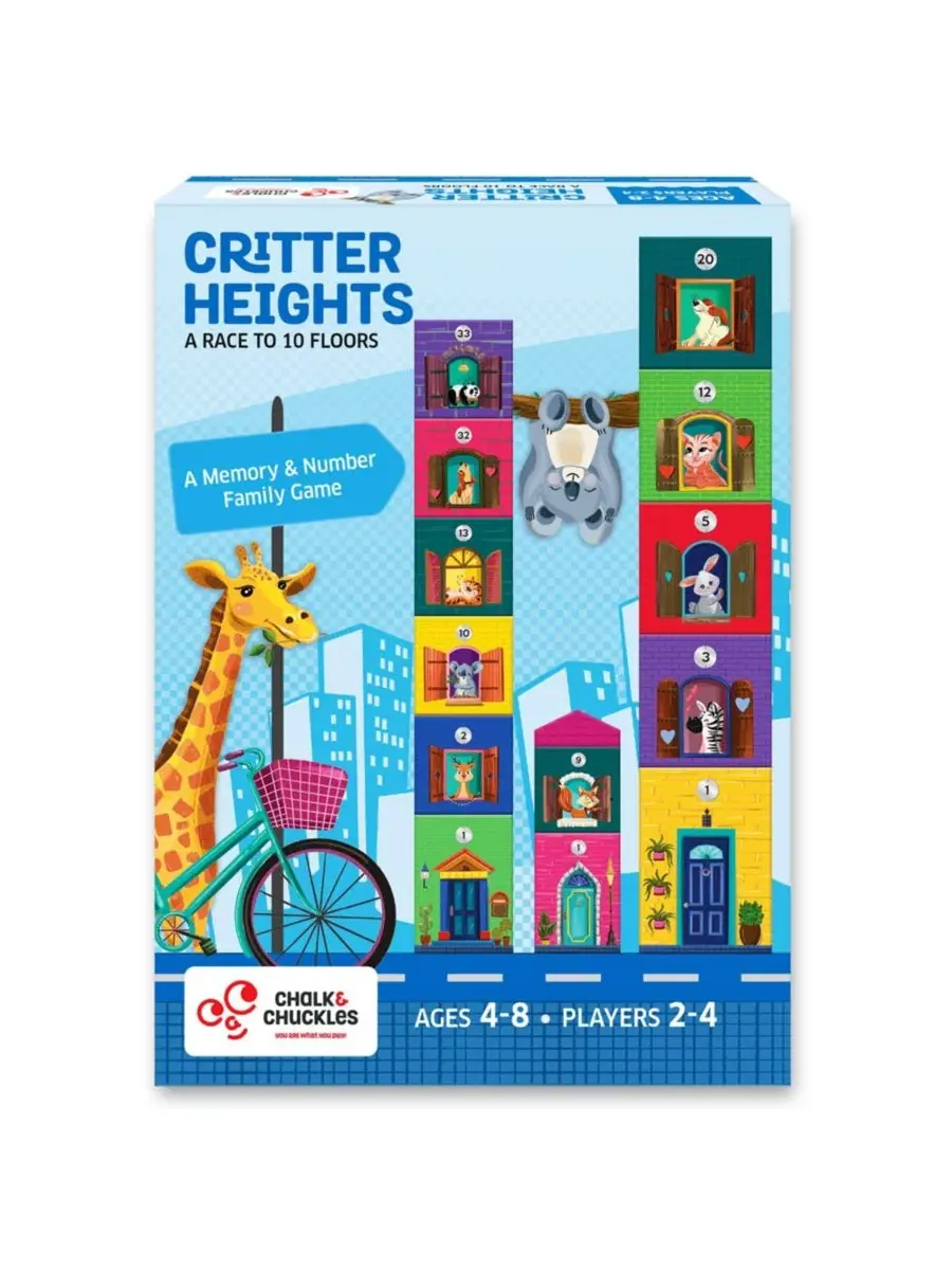 Настольная игра Critter Heights Chalk & Chuckles — изображение 2 из 3, нет цвета