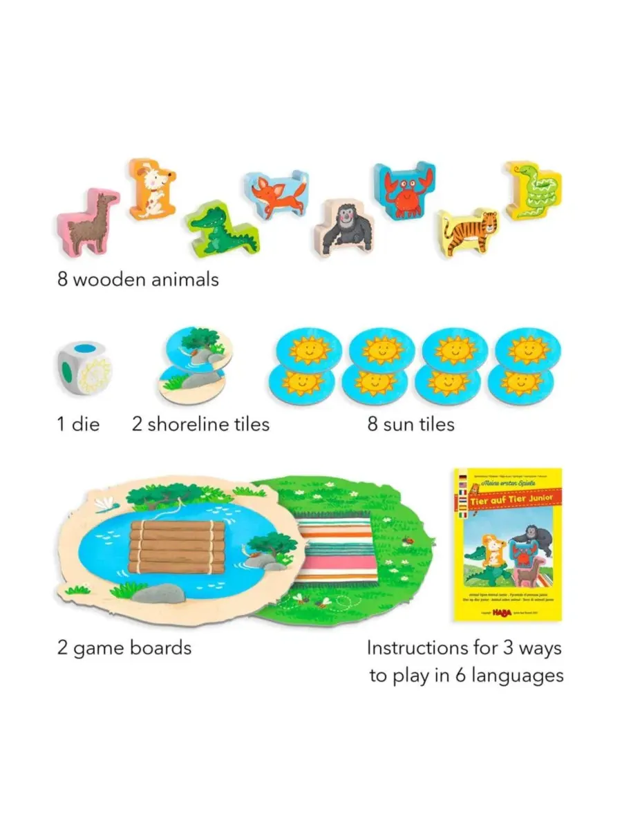 Настольная игра Animal Upon Animal Junior Haba — изображение 3 из 8, мульти