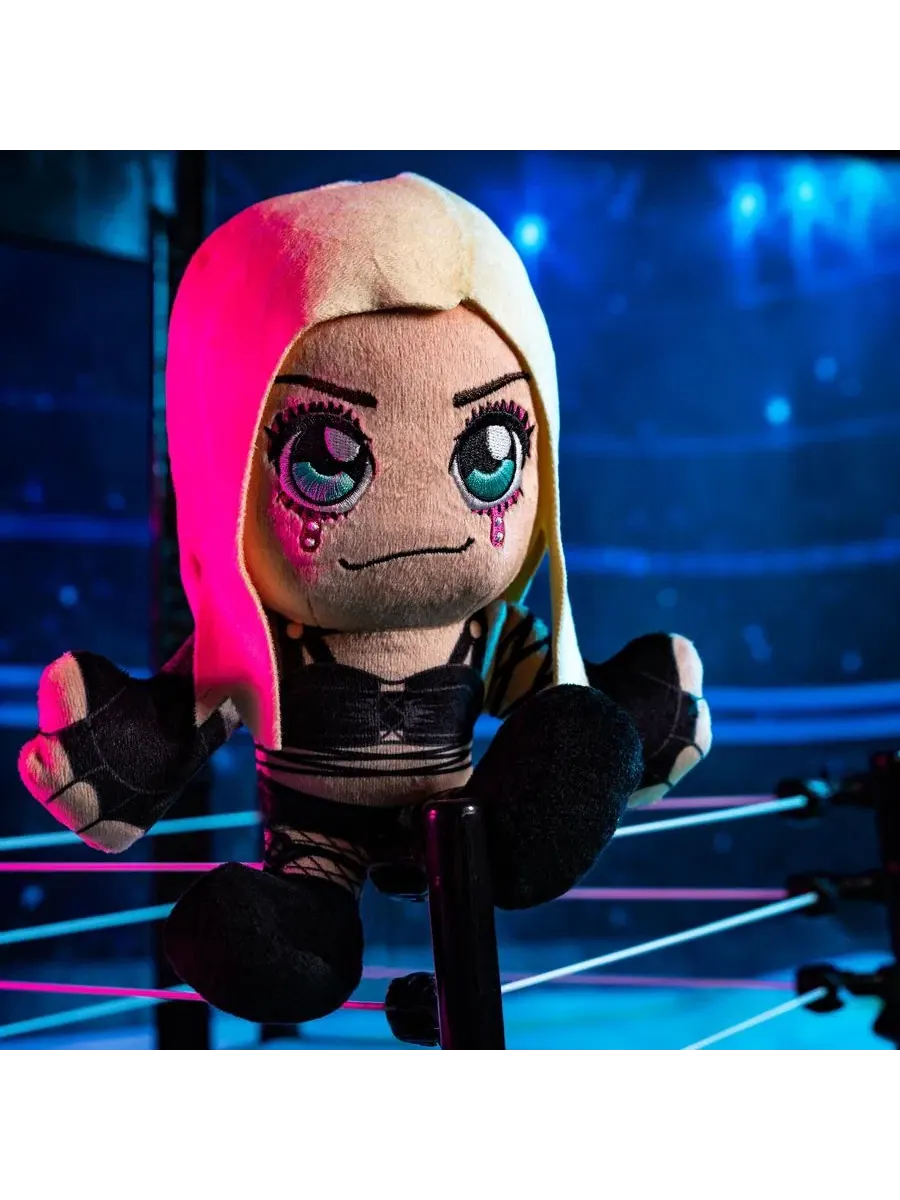 WWE Liv Morgan Kuricha Plush - мягкая игрушка в стиле чиби Bleacher Creatures — изображение 2 из 7, мульти