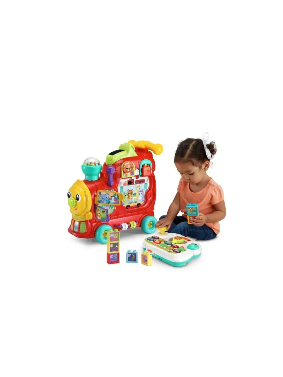 4-в-1 обучающий поезд Learning Letters Train VTech — изображение 4 из 5, мульти