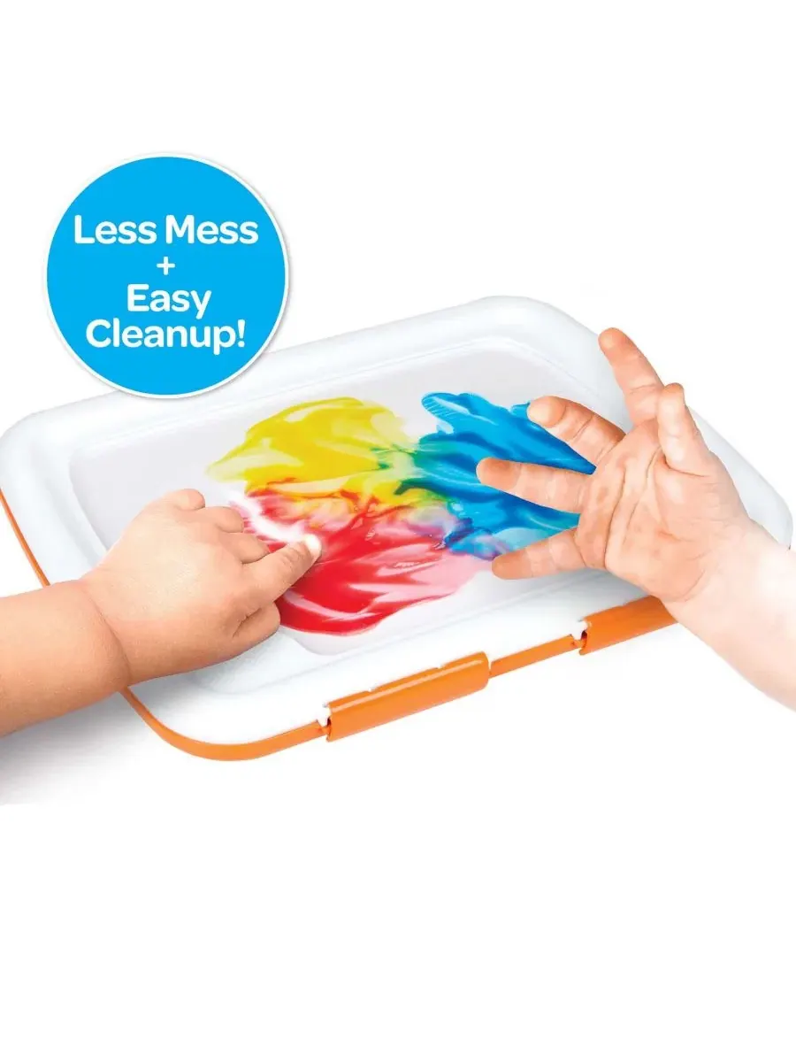 Набор для рисования пальцами Easy-Clean Finger Paint Station Crayola — изображение 5 из 6, мульти