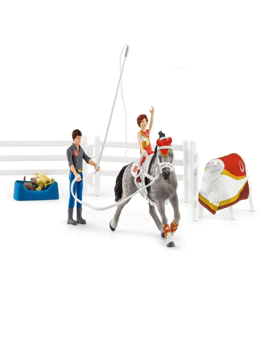Игровой набор «Конный клуб: гимнастический комплекс Мии» Schleich — мульти