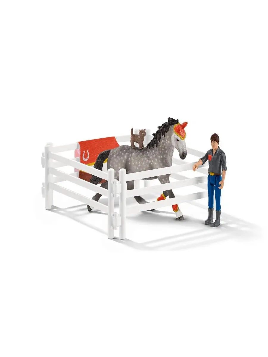 Игровой набор «Конный клуб: гимнастический комплекс Мии» Schleich — изображение 6 из 8, мульти