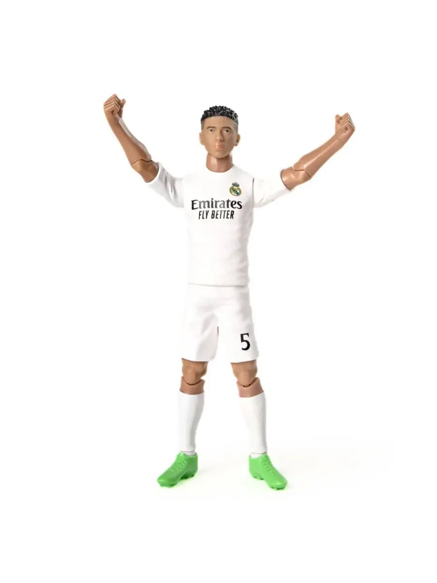 Коллекционная фигурка с 10 точками артикуляции, Real Madrid Bellingham Banbo Toys — изображение 6 из 8, нет цвета