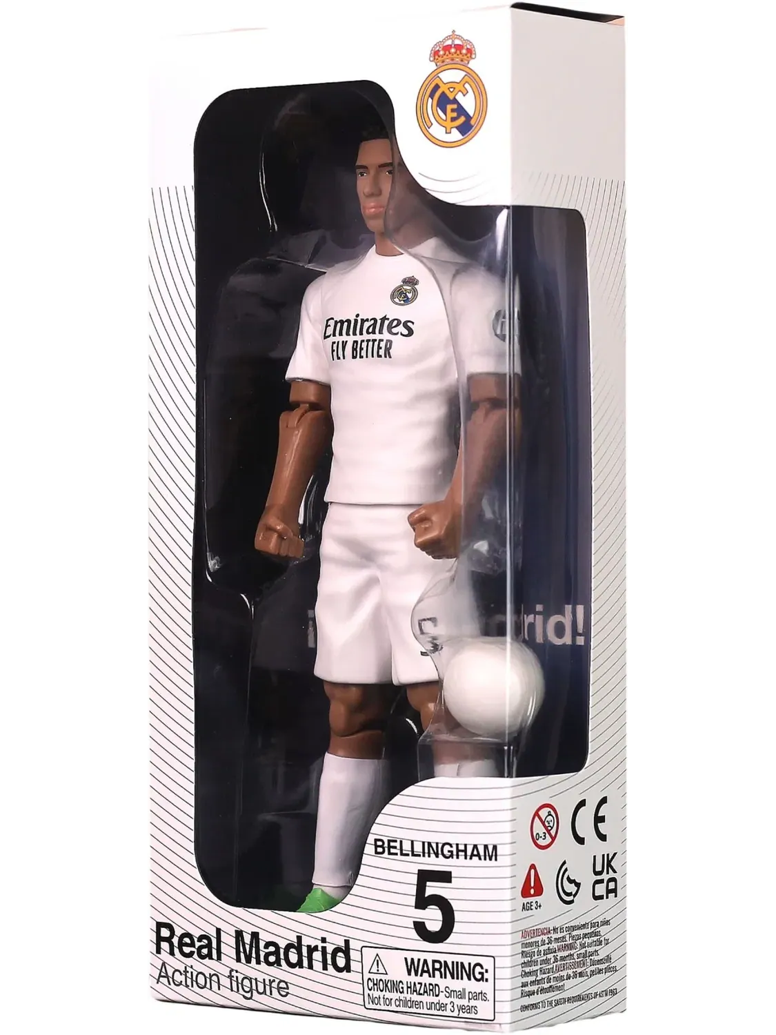 Коллекционная фигурка с 10 точками артикуляции, Real Madrid Bellingham Banbo Toys — изображение 8 из 8, нет цвета