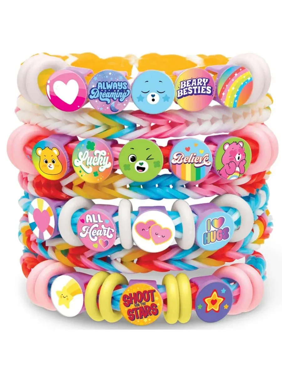 Beadmoji: Набор для создания праздничных браслетов - Мишки Care Bears Rainbow Loom — изображение 3 из 7, мульти