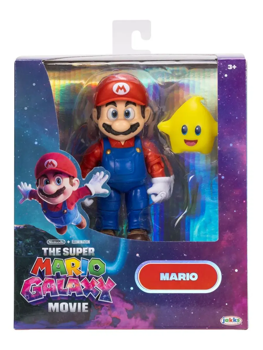 Набор из 5 фигурок Марио из фильма «Галактика» Super Mario — мульти
