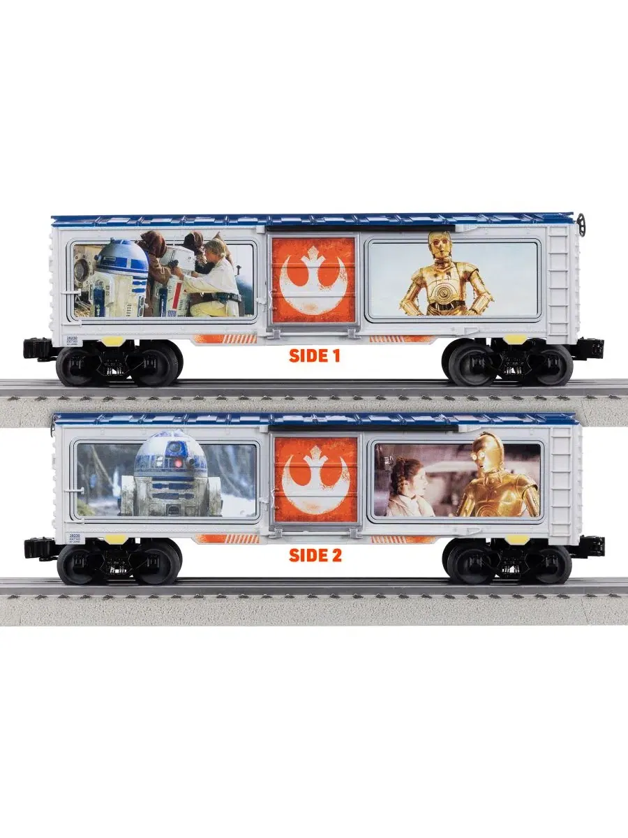 Вагон-модель поезда Disney Star Wars R2-D2 C-3PO в масштабе O Lionel — изображение 3 из 16, мульти