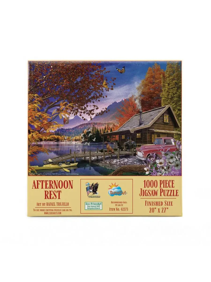 Пазл 1000 элементов Afternoon Rest SunsOut — изображение 2 из 5, нет цвета