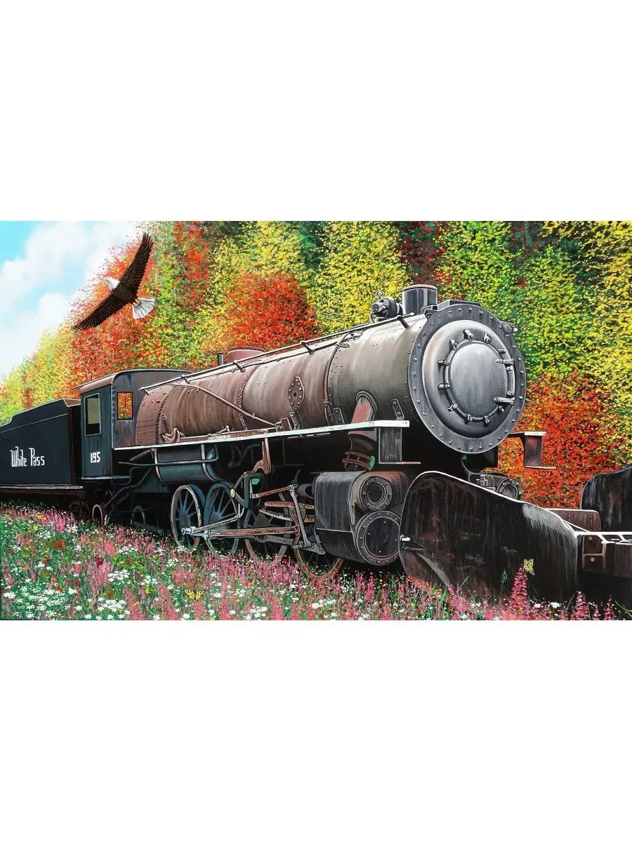 Пазл 550 деталей Skagway Locomotive SunsOut — изображение 4 из 5, нет цвета