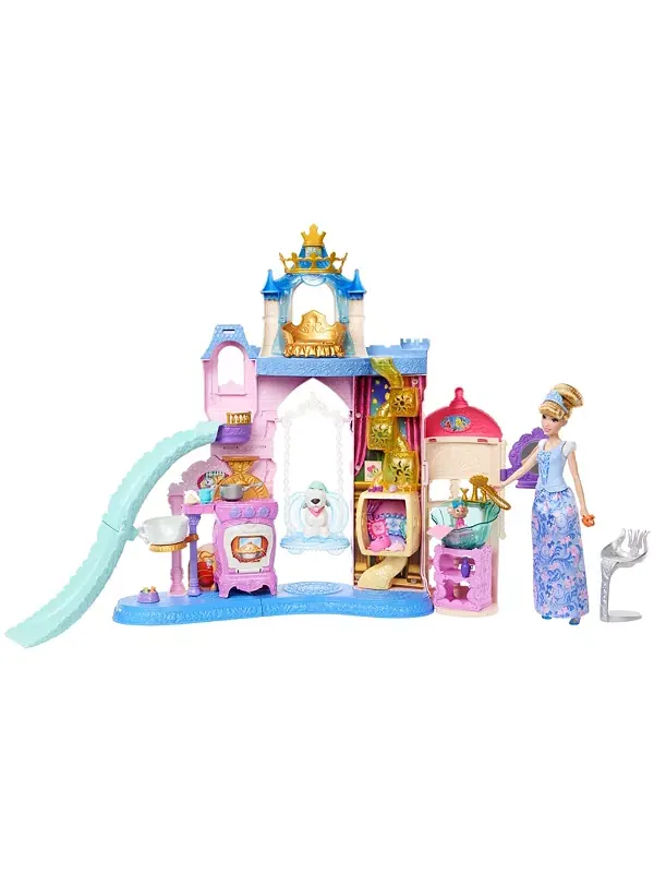 Дворец домашних животных и кукла Золушка Disney Princess — мульти