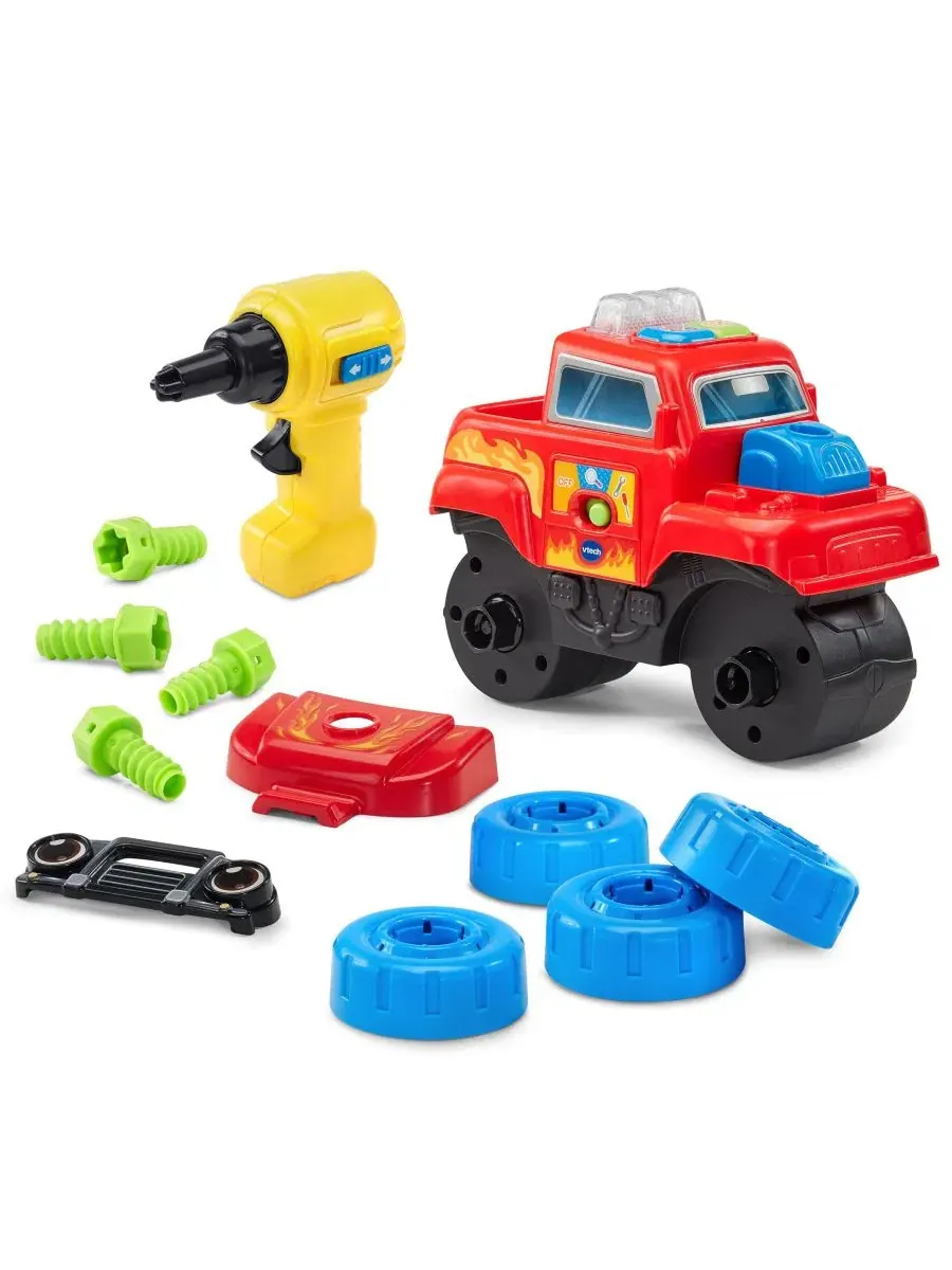Обучающая игрушка-монстр-трак с дрелью VTech — мульти