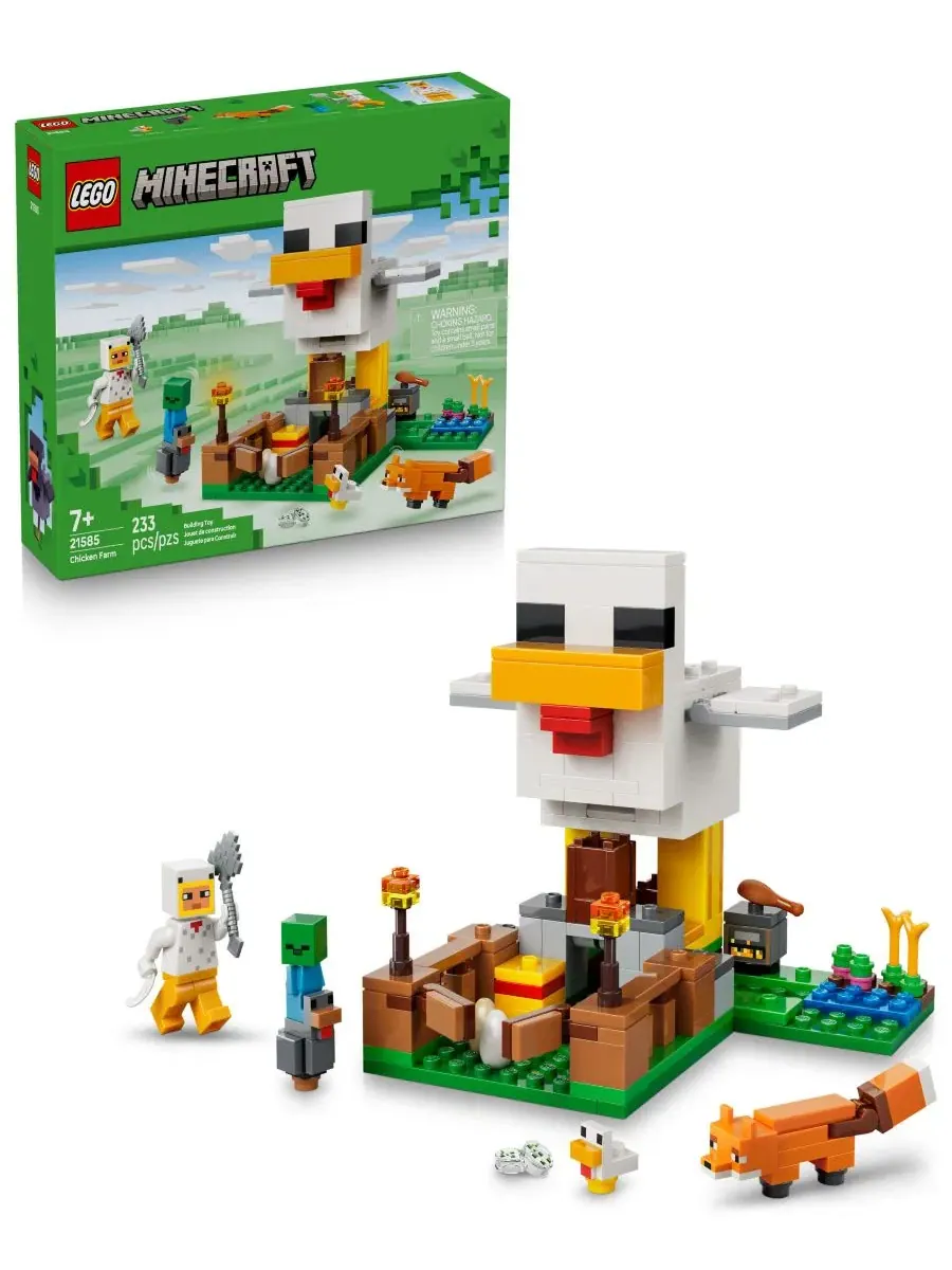 Конструктор-ферма Minecraft Chicken Farm, 233 детали LEGO