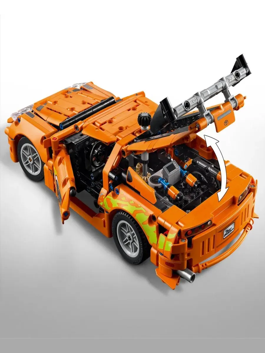 Конструктор LEGO Technic Fast and Furious Toyota Supra MK4 42204, 810 деталей — изображение 4 из 7, мульти