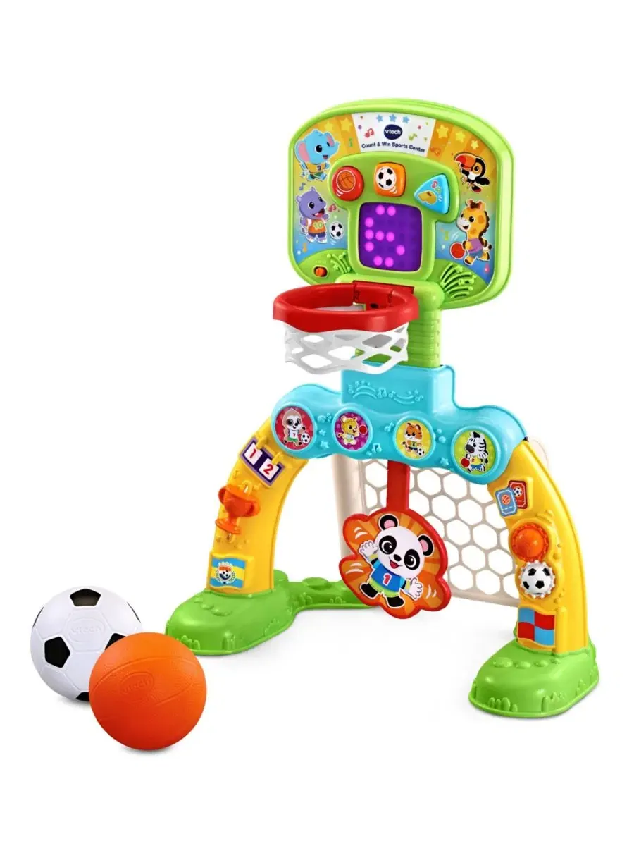 Интерактивный спортивный центр с мячами Count & Win Sports Center VTech — мульти