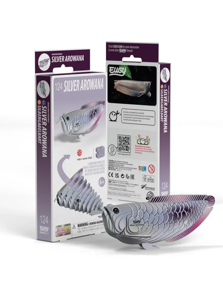 3D-пазл Silver Arowana Eugy