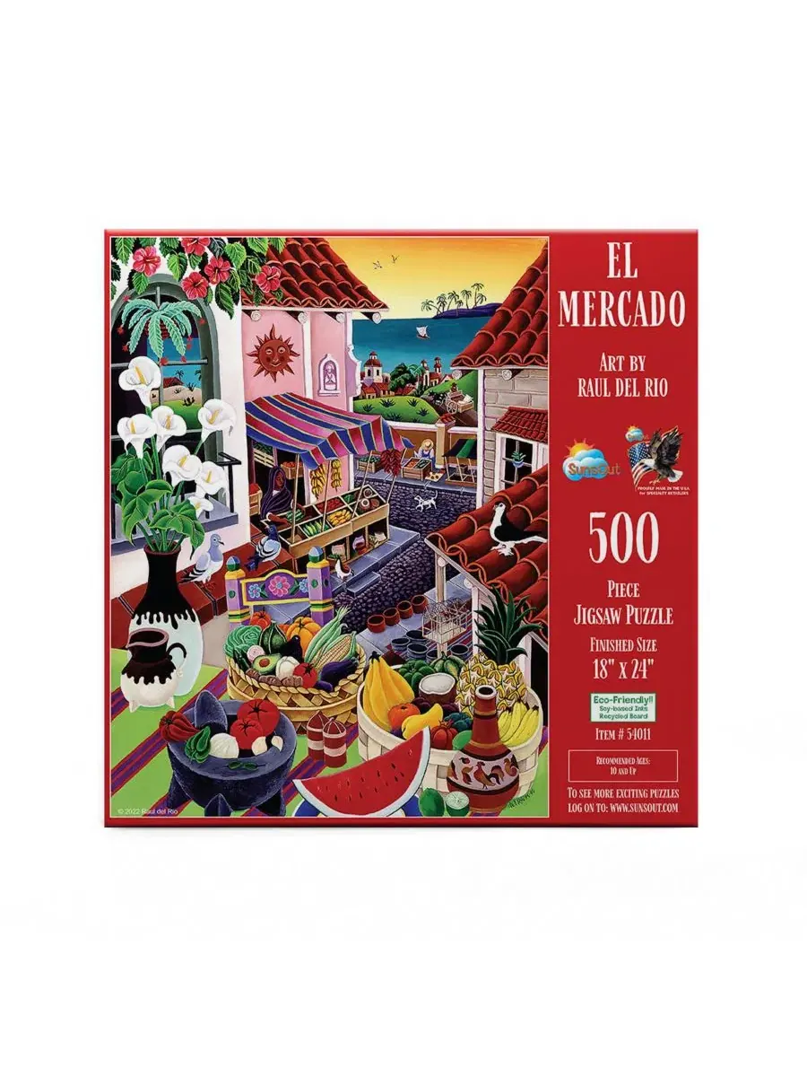 Пазл El Mercado 500 деталей SunsOut — изображение 2 из 5, нет цвета