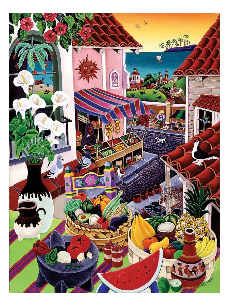 Пазл El Mercado 500 деталей SunsOut — изображение 4 из 5, нет цвета