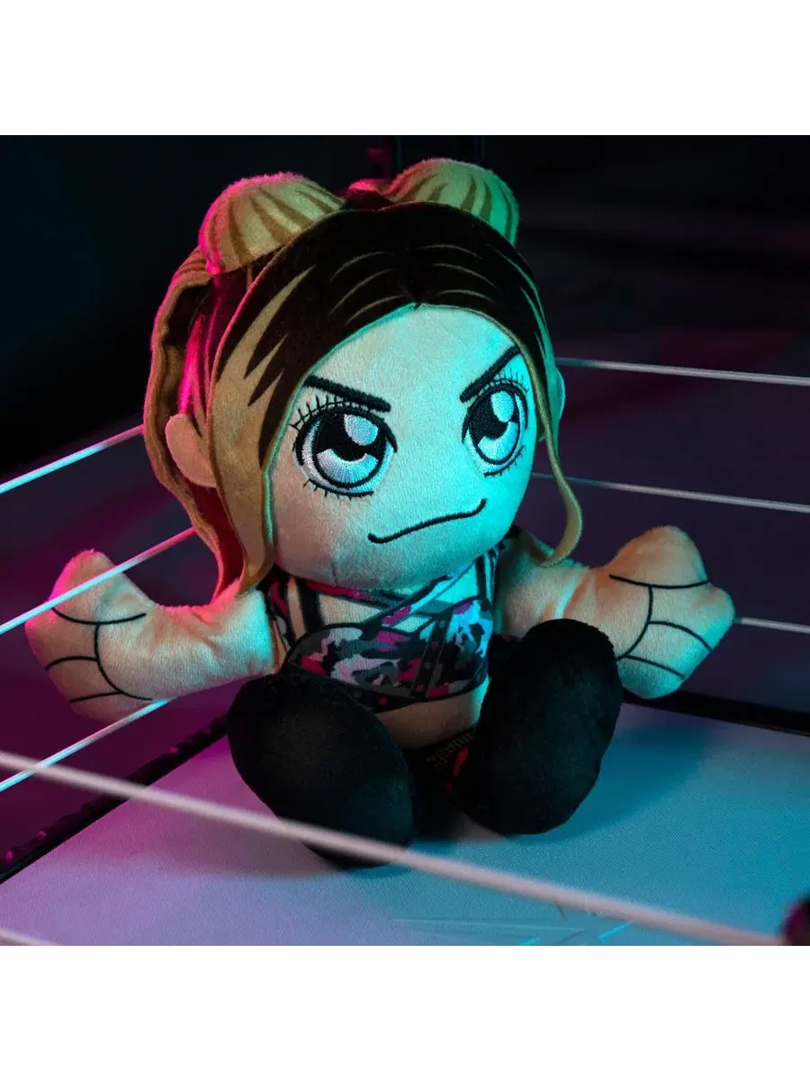Мягкая плюшевая игрушка WWE Алекса Блисс Курича (20 см) в сидячем положении - в стиле чиби Bleacher — изображение 2 из 7