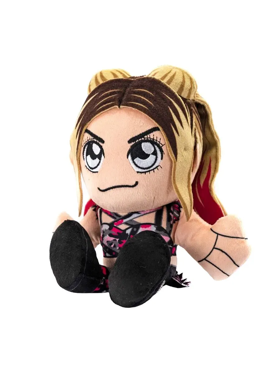 Мягкая плюшевая игрушка WWE Алекса Блисс Курича (20 см) в сидячем положении - в стиле чиби Bleacher — изображение 7 из 7