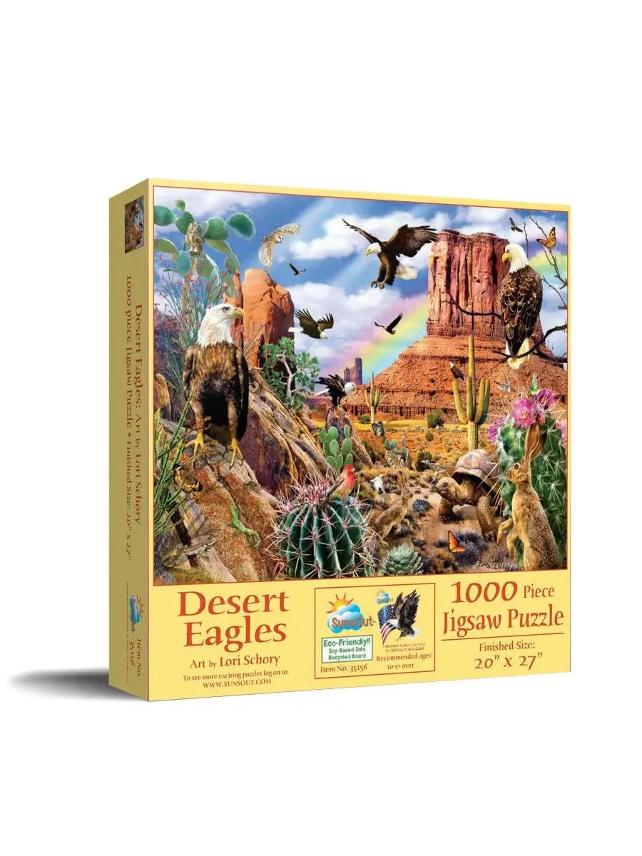 Пазл 1000 элементов Desert Eagles SunsOut, 51 x 69 см