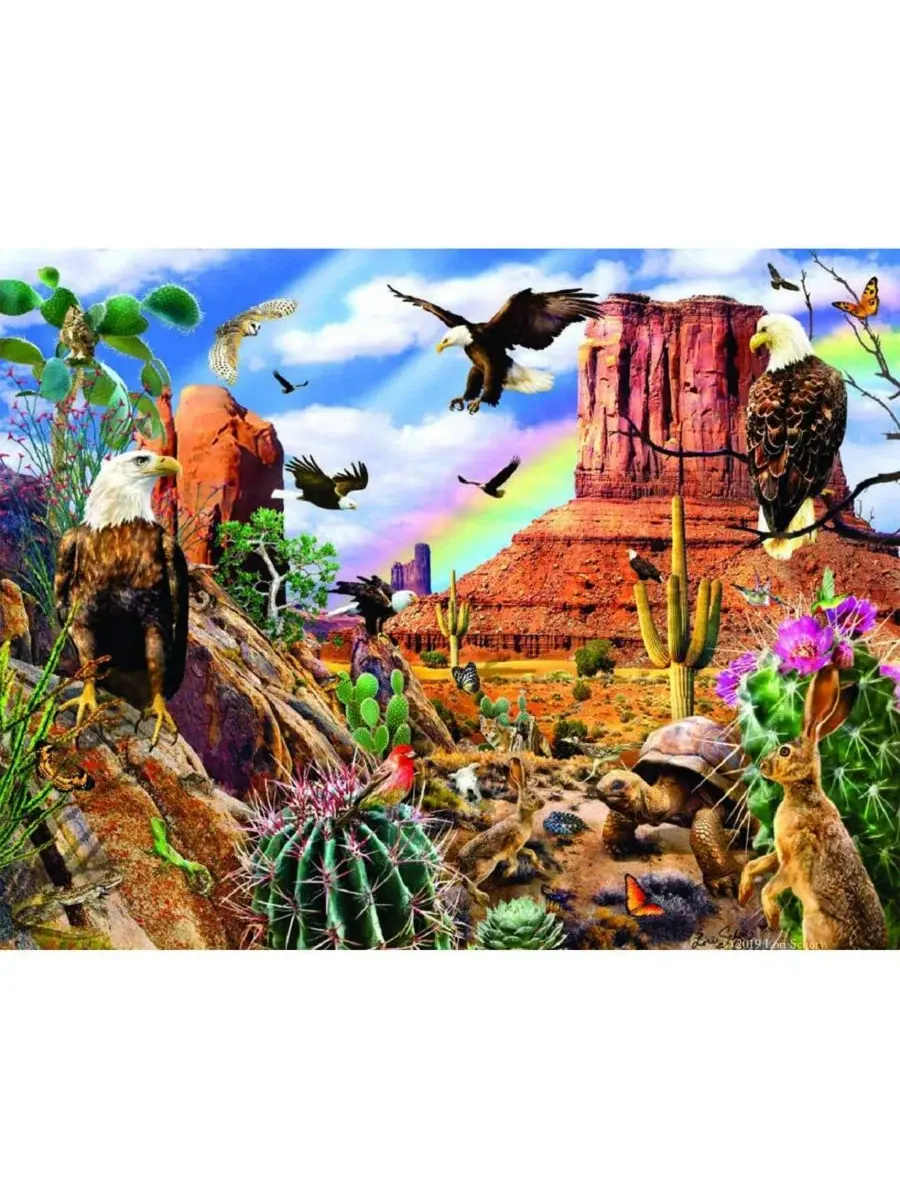 Пазл 1000 элементов Desert Eagles SunsOut, 51 x 69 см — изображение 3 из 5, нет цвета