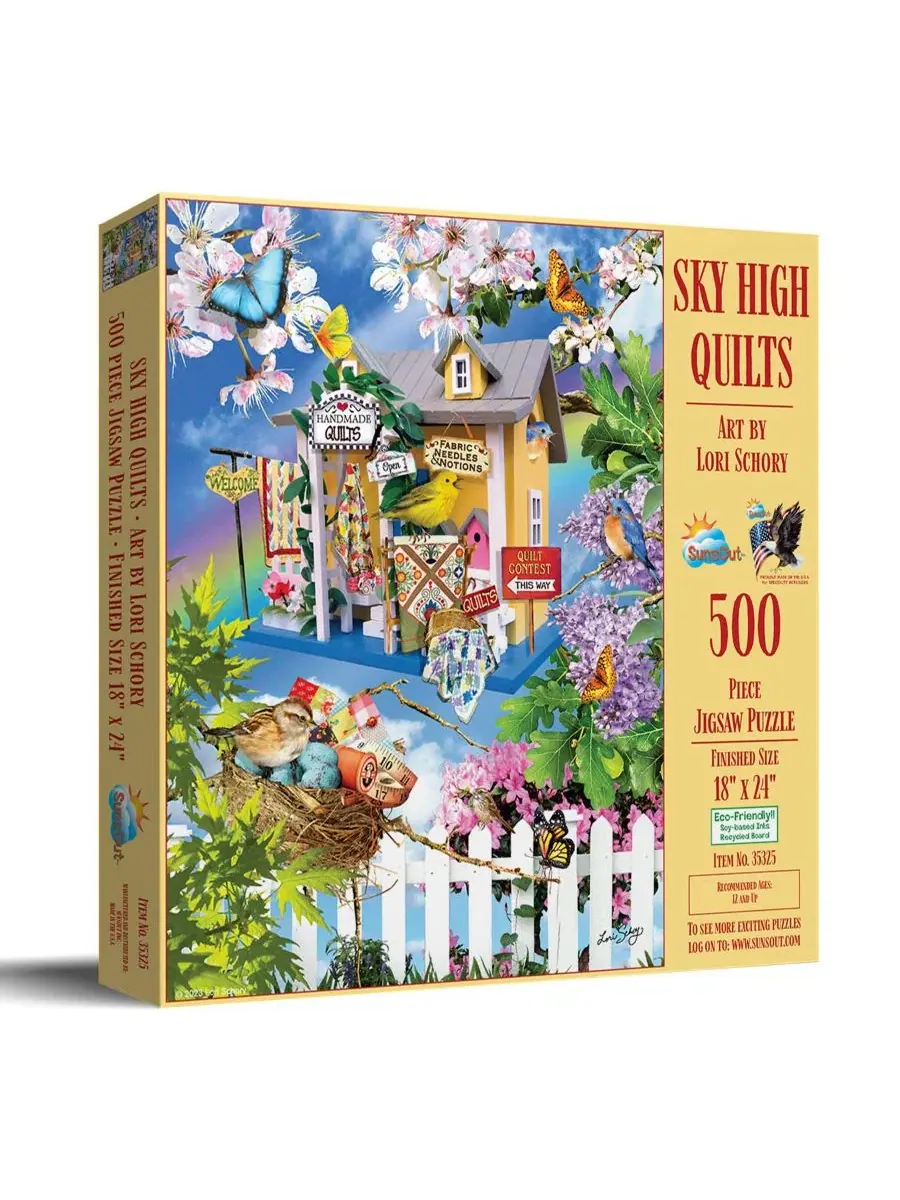 Пазл 500 деталей Sky High Quilts SunsOut