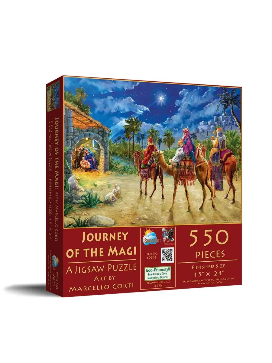 Пазл 550 деталей «Journey of the Magi» SunsOut
