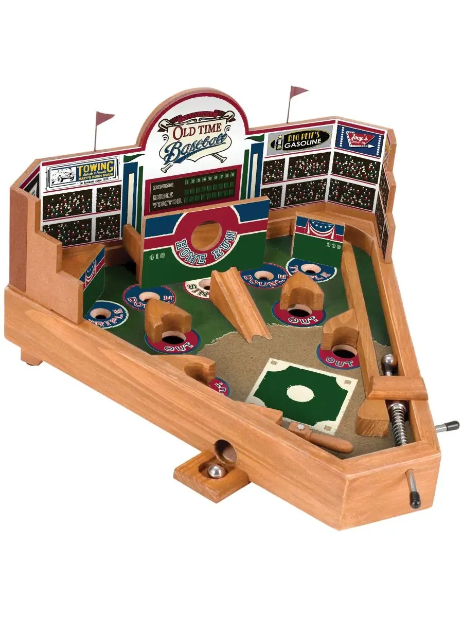 Настольная игра в бейсбол в стиле пинбол Old-Time Baseball Front Porch Classics — изображение 2 из 2, нет цвета