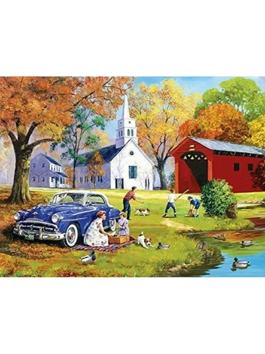 Пазл 300 элементов Family Time by the River SunsOut, 46 x 61 см — изображение 2 из 5, нет цвета