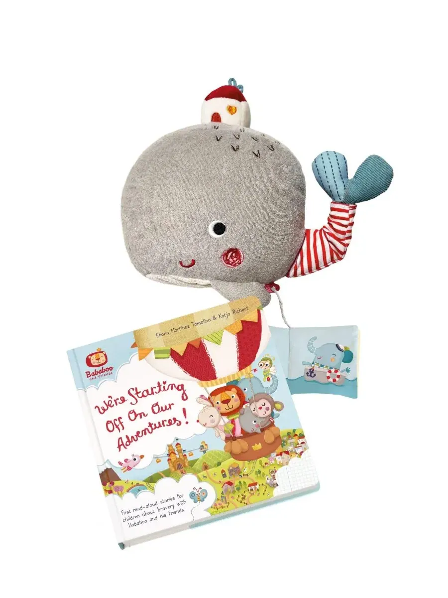 Набор «Приключения кита Вильмы»: книга и плюшевая игрушка Bababoo And Friends — мульти