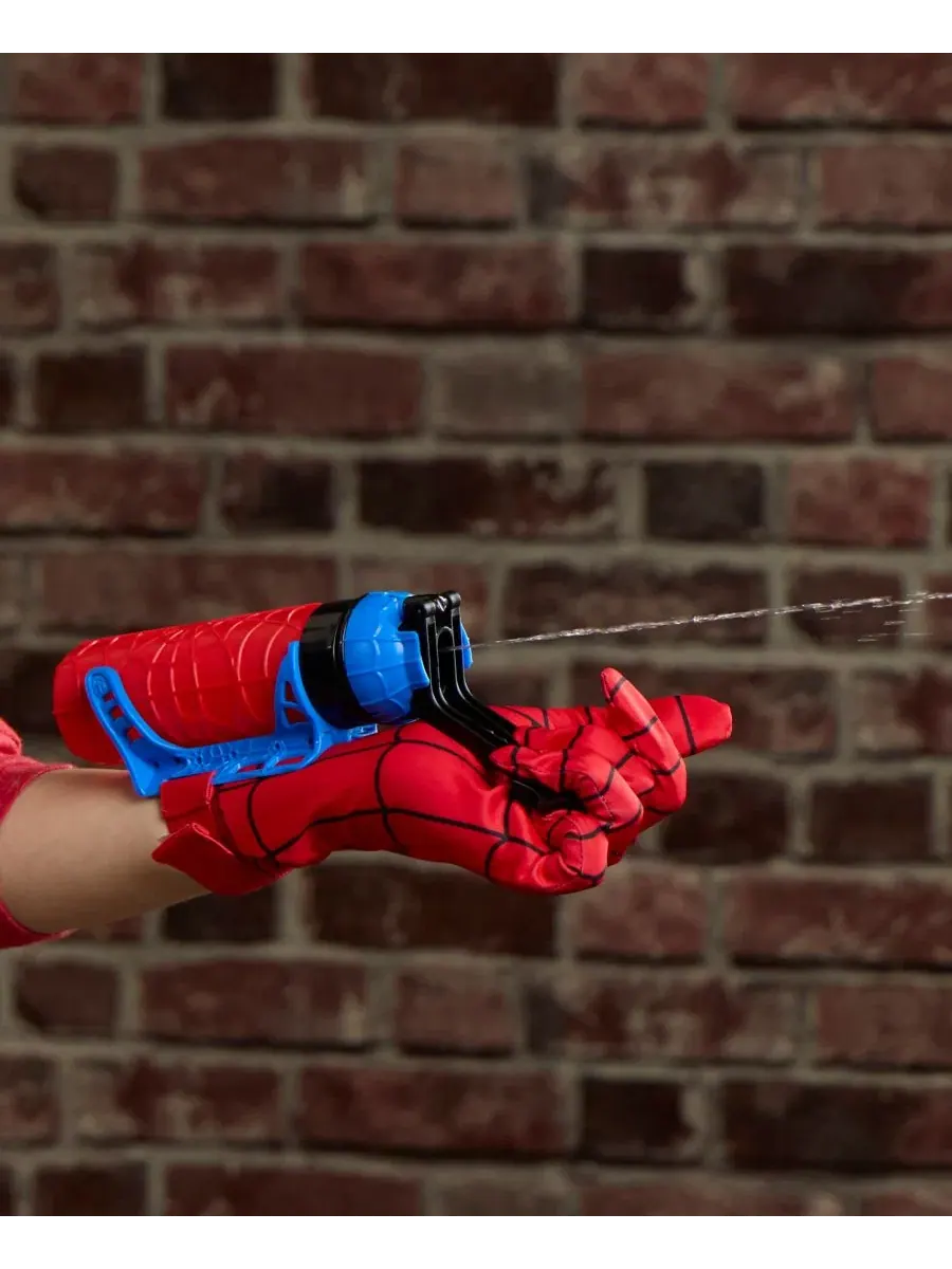 Игровой набор Человек-паук 2-в-1 Super Web Slinger, с перчаткой и бластером Spider-Man — изображение 5 из 8, нет цвета