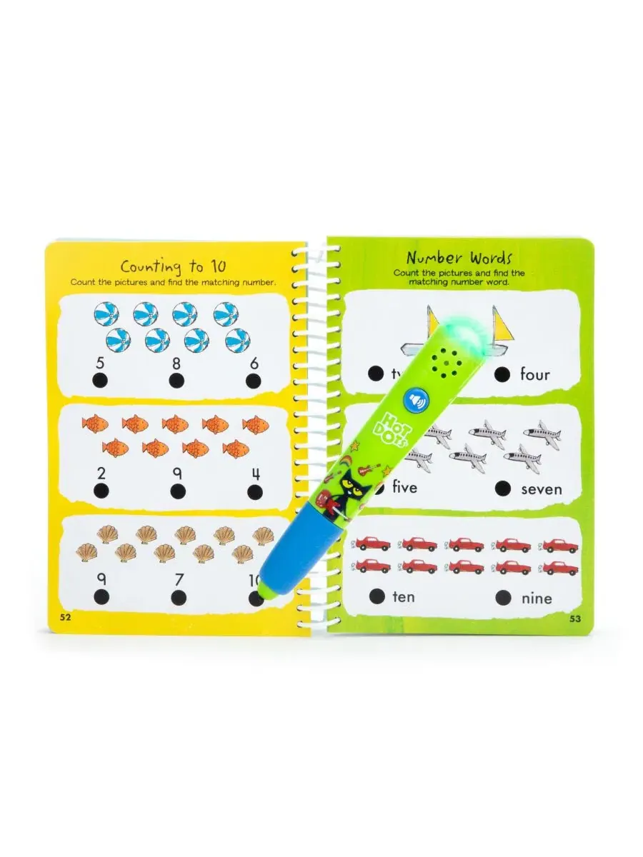 Обучающий набор с интерактивной ручкой Hot Dots Pete the Cat Educational Insights — изображение 3 из 11, мульти