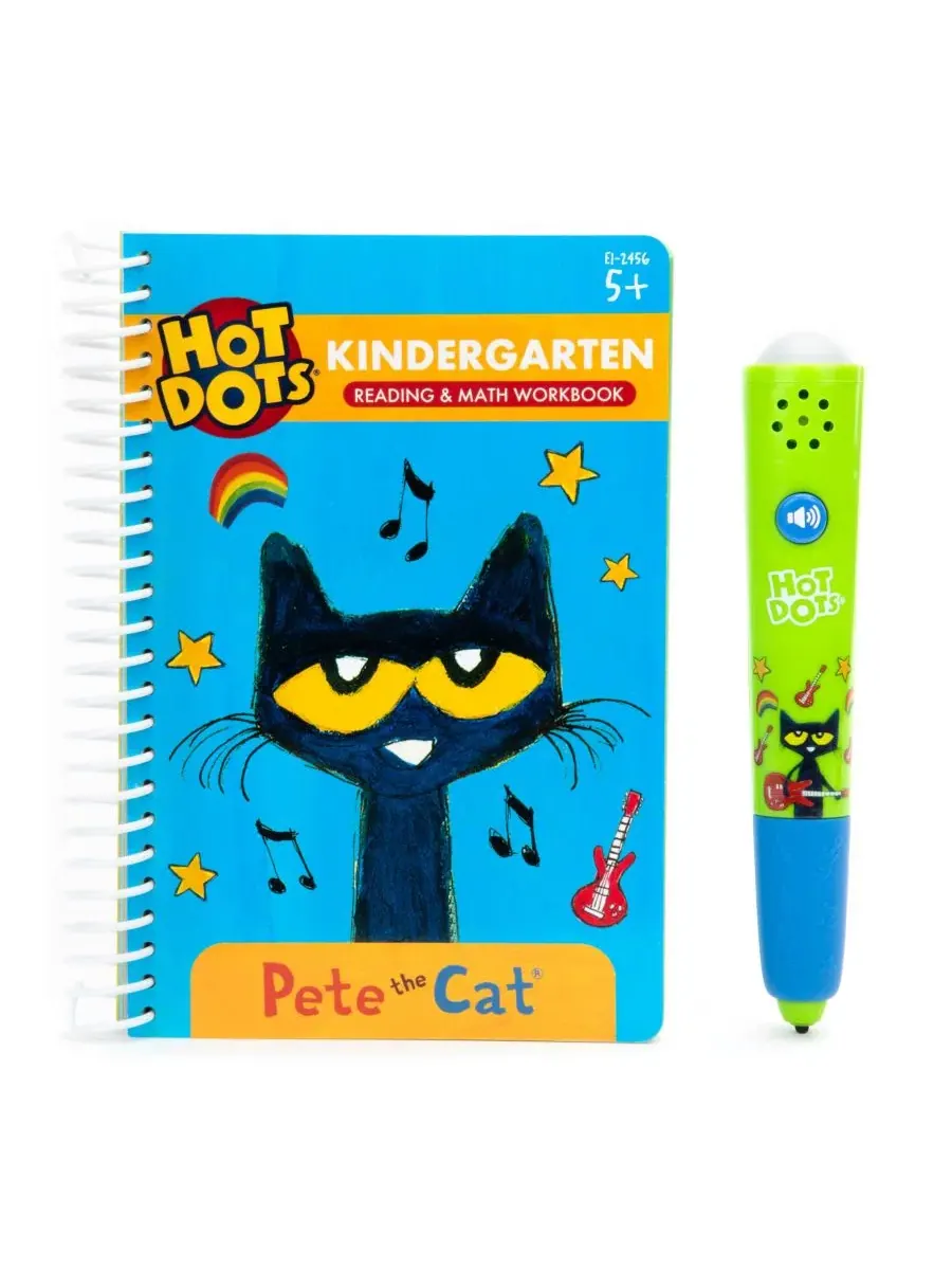 Обучающий набор с интерактивной ручкой Hot Dots Pete the Cat Educational Insights — изображение 6 из 11, мульти