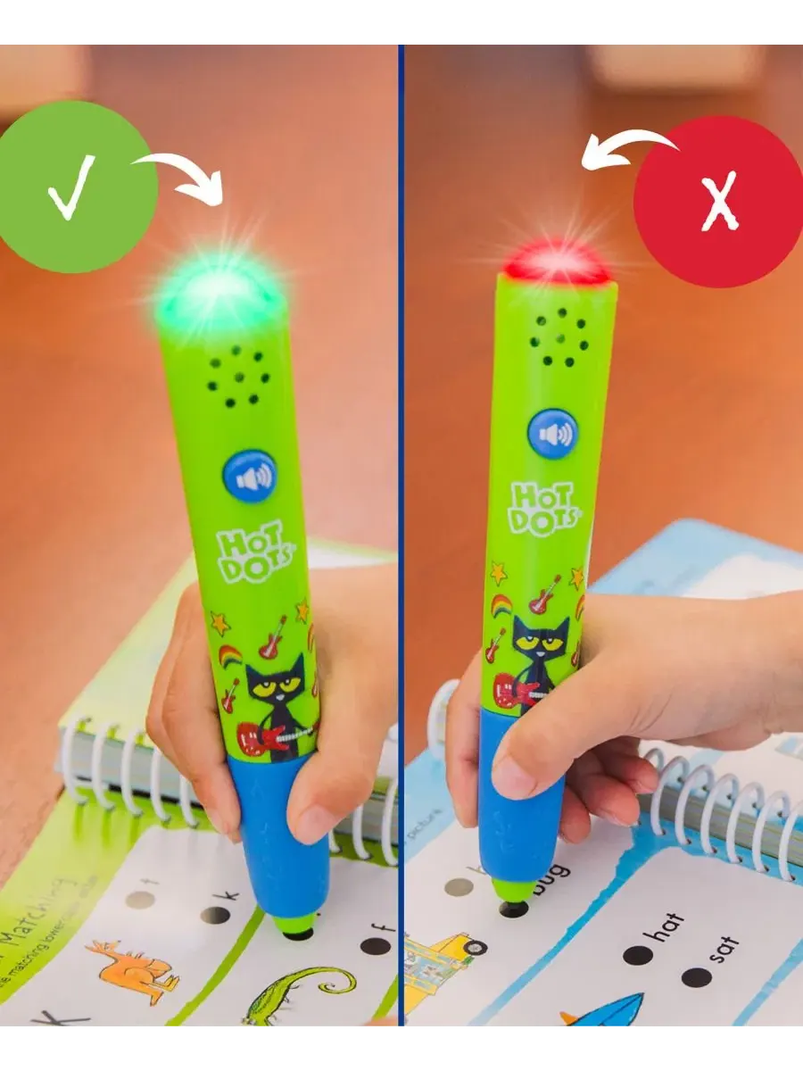 Обучающий набор с интерактивной ручкой Hot Dots Pete the Cat Educational Insights — изображение 8 из 11, мульти