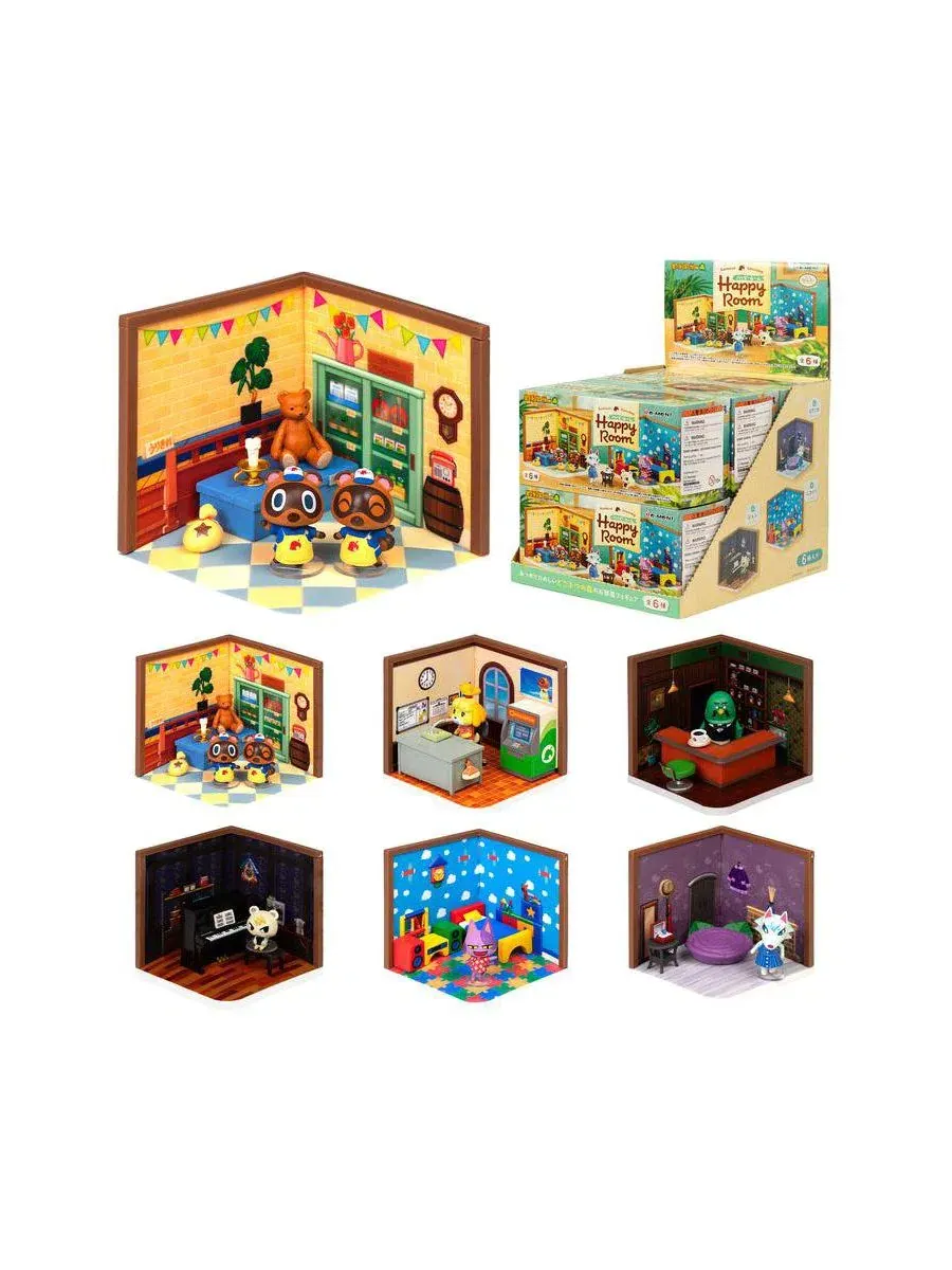Мини-фигурка Animal Crossing Happy Room в слепой коробке Hamee — мульти