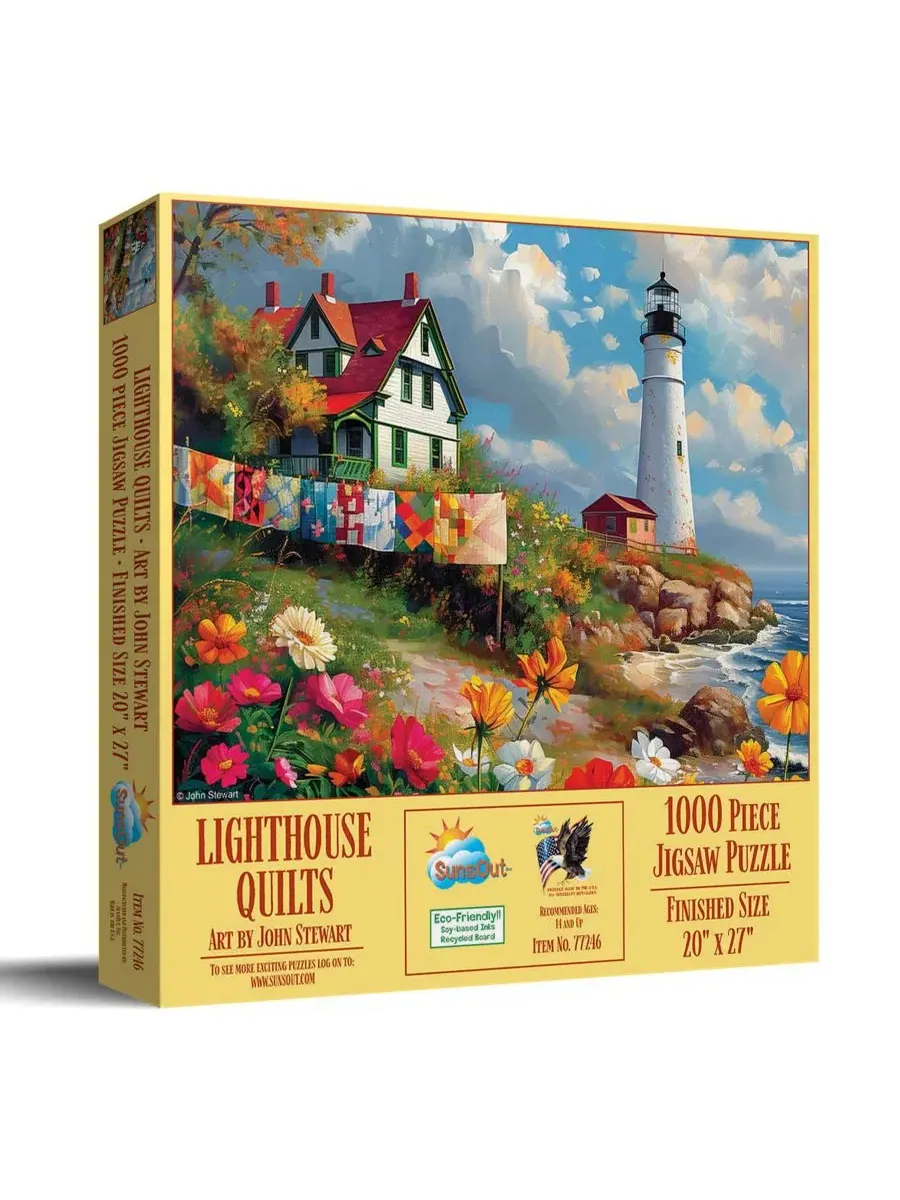 Пазл Lighthouse Quilts 1000 элементов SunsOut