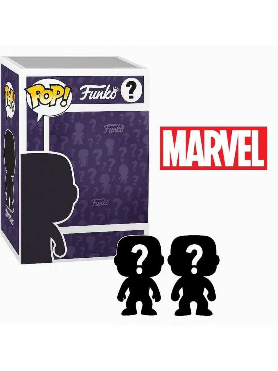 Набор из 2 фигурок Marvel Funko Pop! с сюрпризом Funko