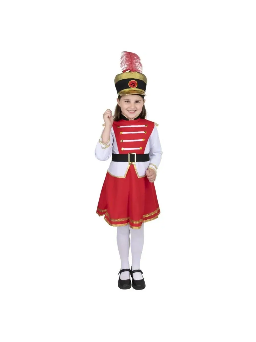 Детский костюм барабанщицы-мажоретки (платье и шляпка) Dress Up America