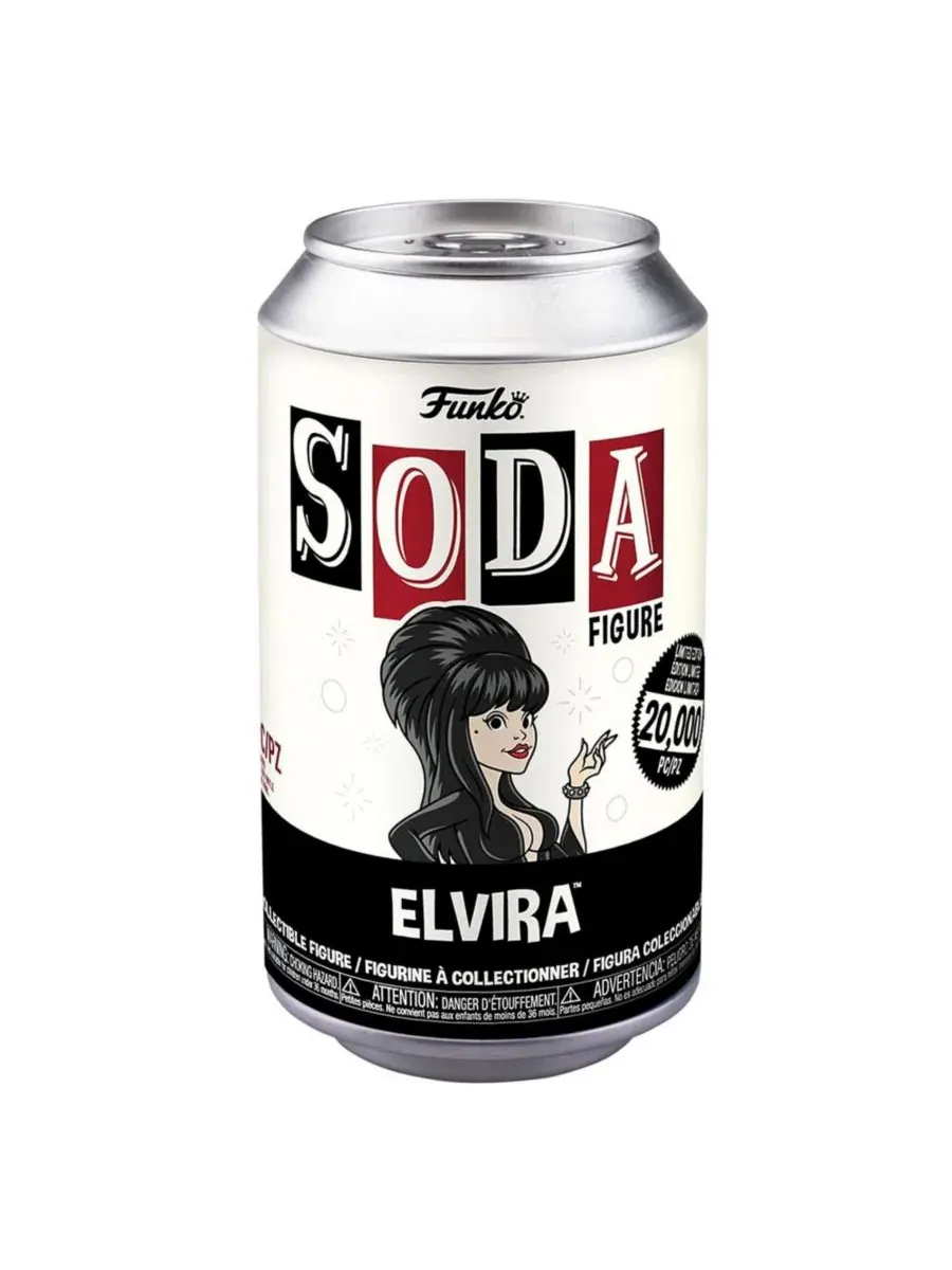 Виниловая фигурка Elvira Vinyl Soda Figure Funko — изображение 2 из 6, нет цвета