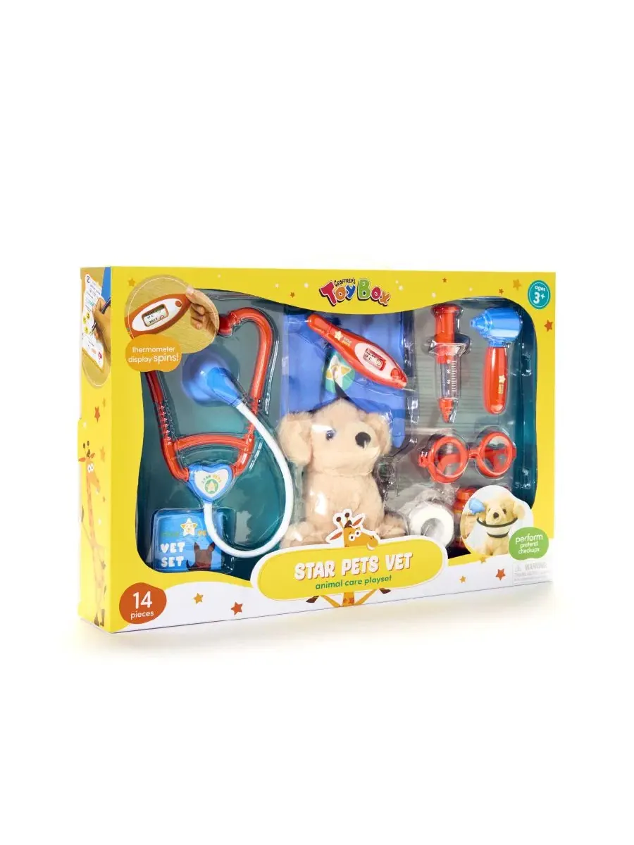 Игровой набор ветеринара Star Pets Vet Animal Care Geoffrey's Toy Box — изображение 5 из 8, нет цвета