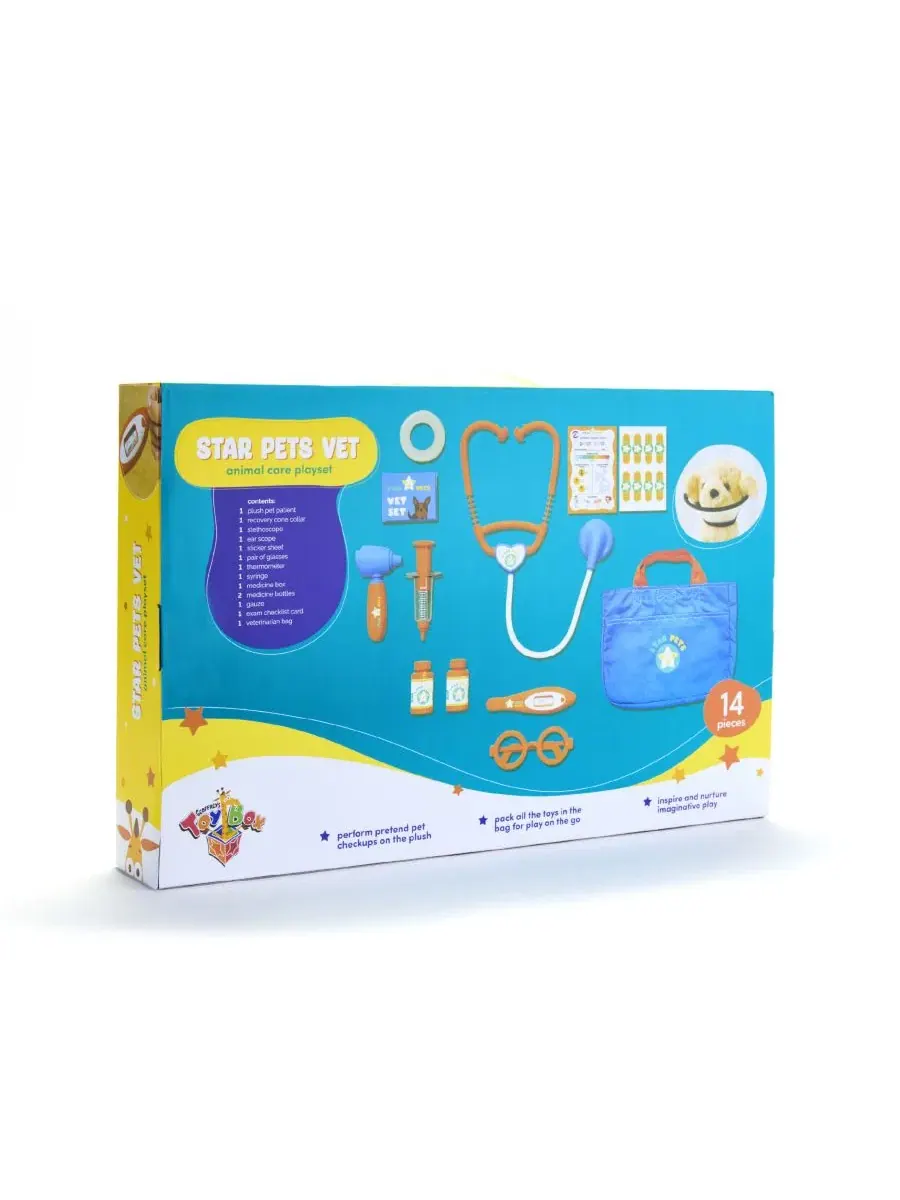 Игровой набор ветеринара Star Pets Vet Animal Care Geoffrey's Toy Box — изображение 6 из 8, нет цвета