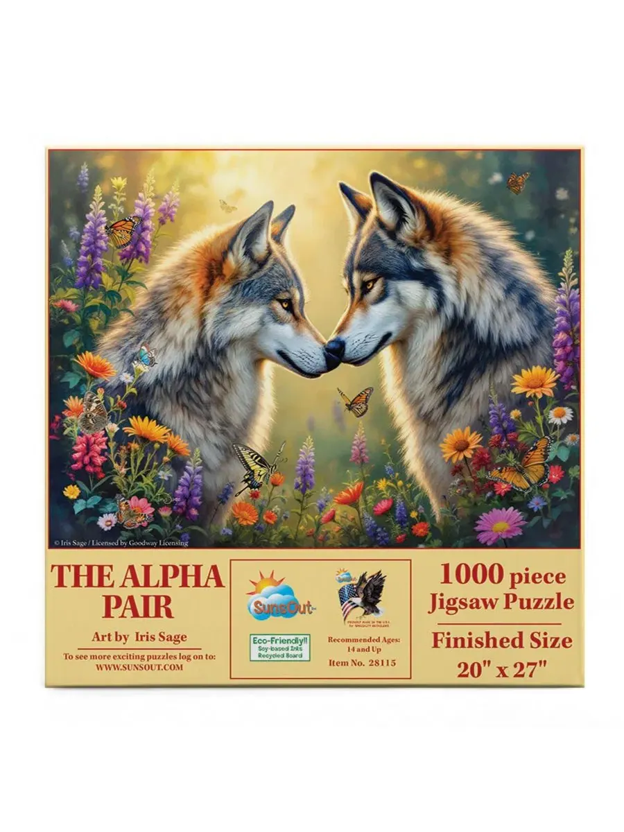 Пазл Alpha Pair из 1000 деталей для взрослых Sunsout — изображение 2 из 5, нет цвета